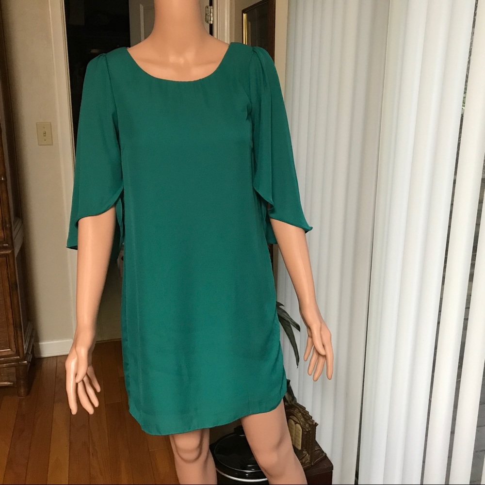 Host Pick 🎉🎉 Radiant Charlotte Russe Chiffon Green Dress